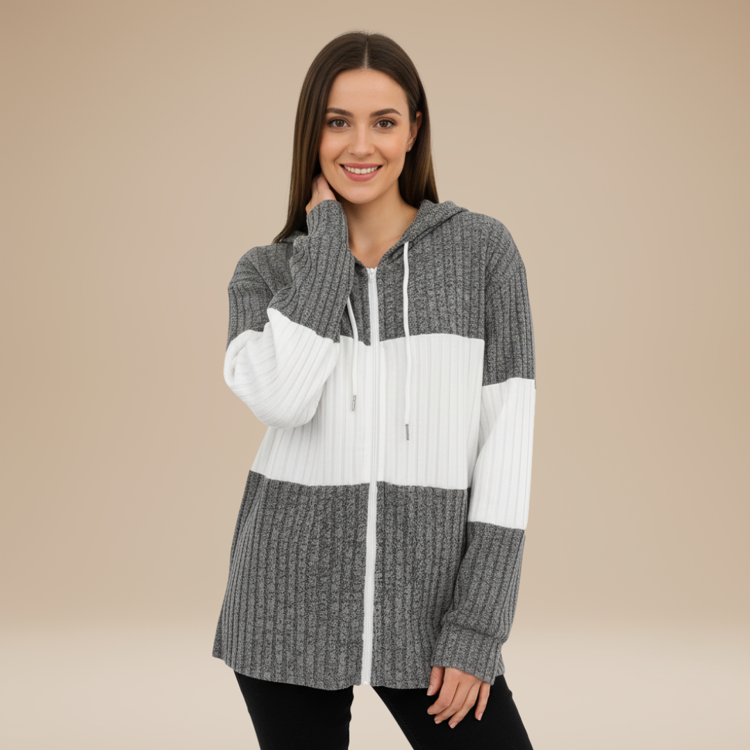 Veronica | Felpa Donna con Cappuccio e Linee Armoniose