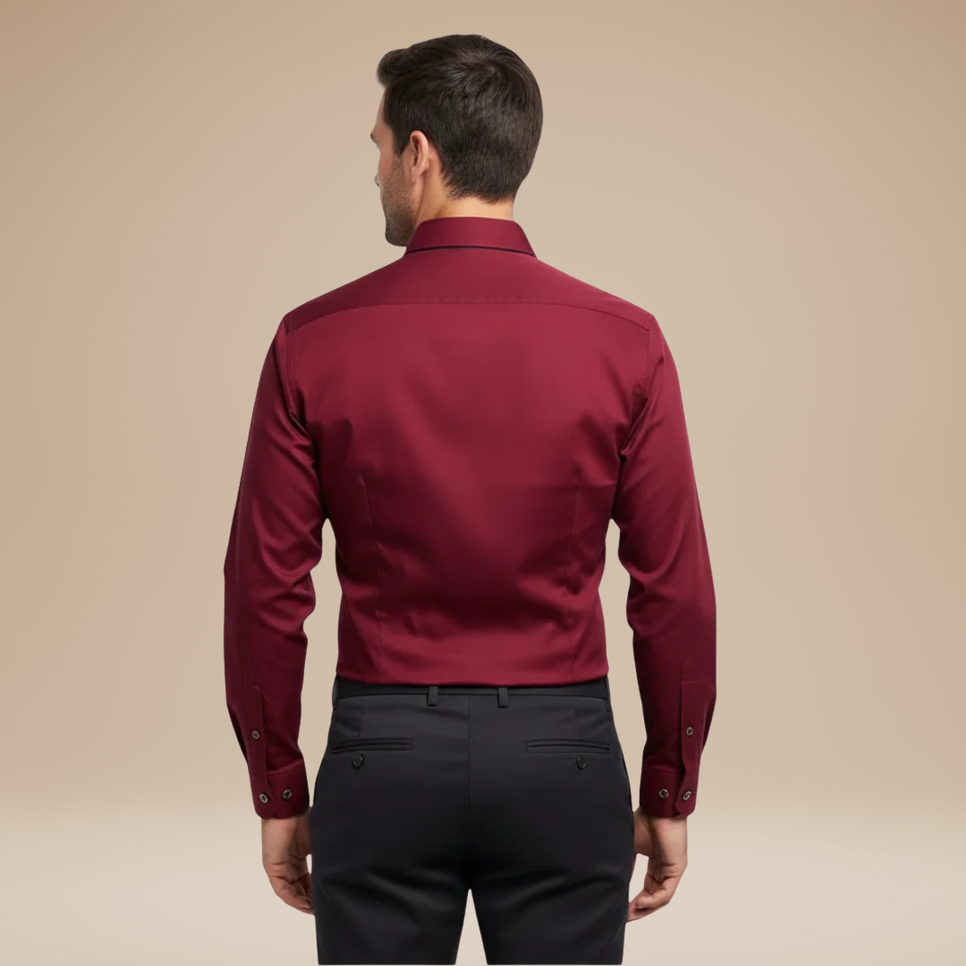 Leon | Camicia Elegante da Uomo con Dettagli a Contrasto