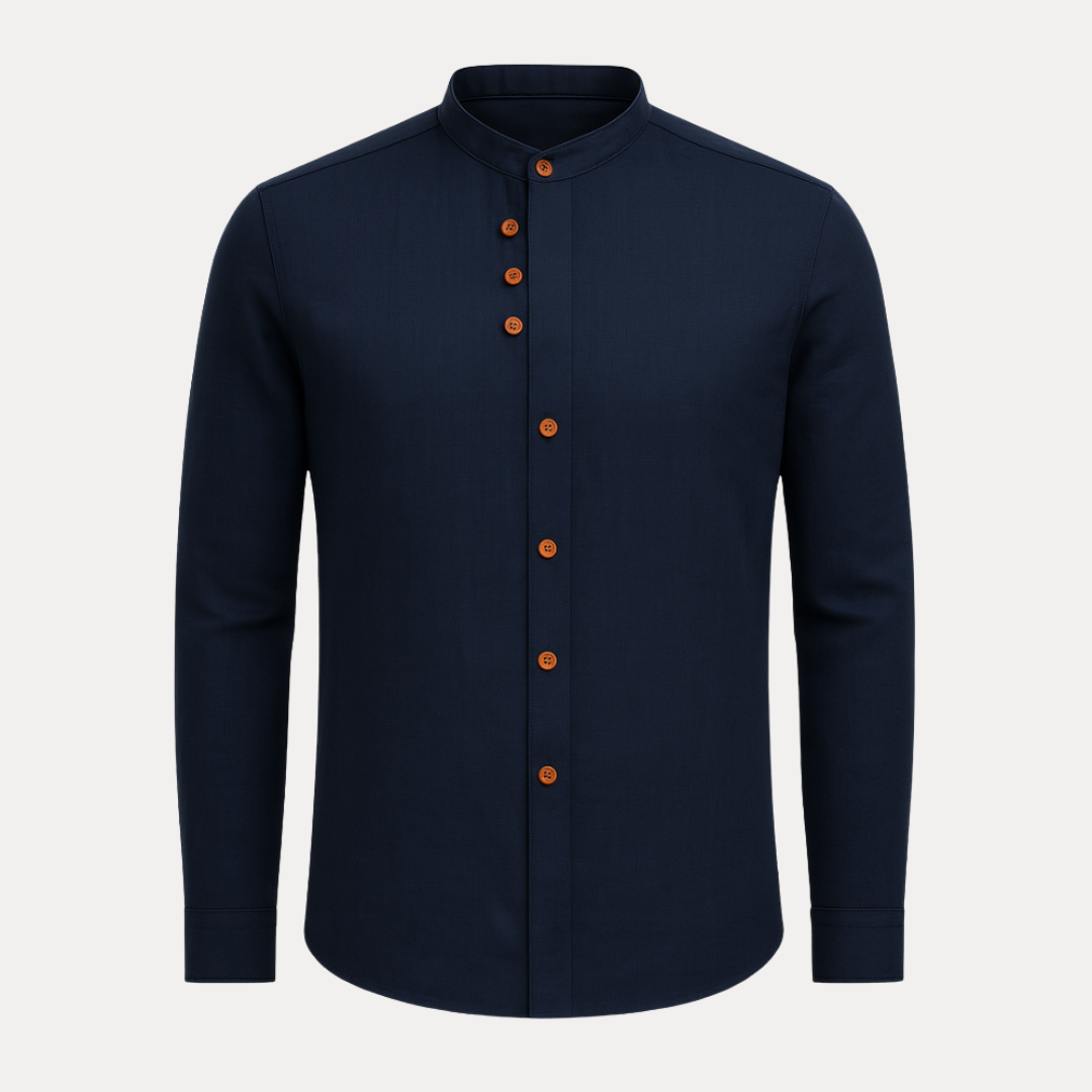 Ruben | Camicia Uomo Collo Coreana