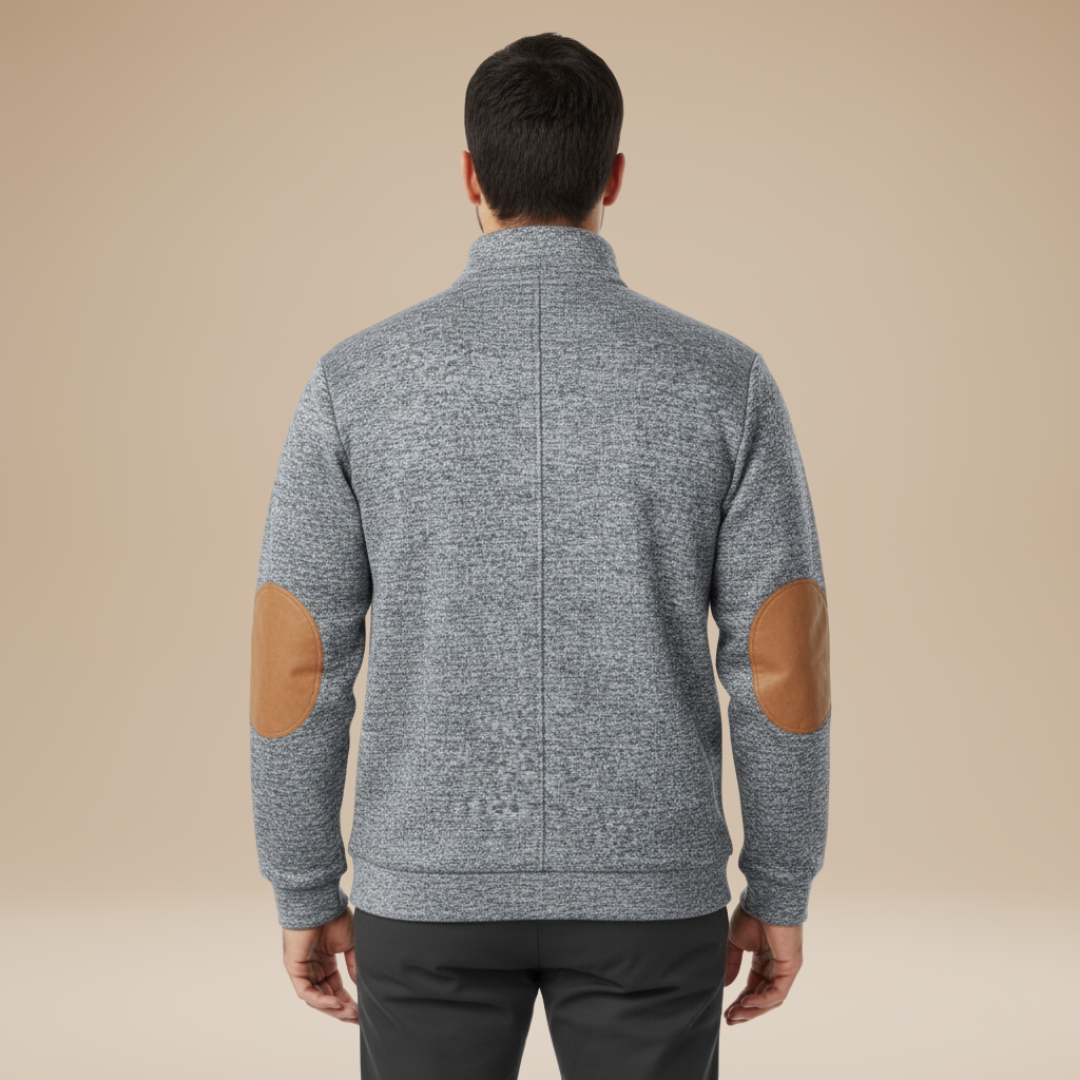 Matteo | Men's Sweater with Elbow Patches