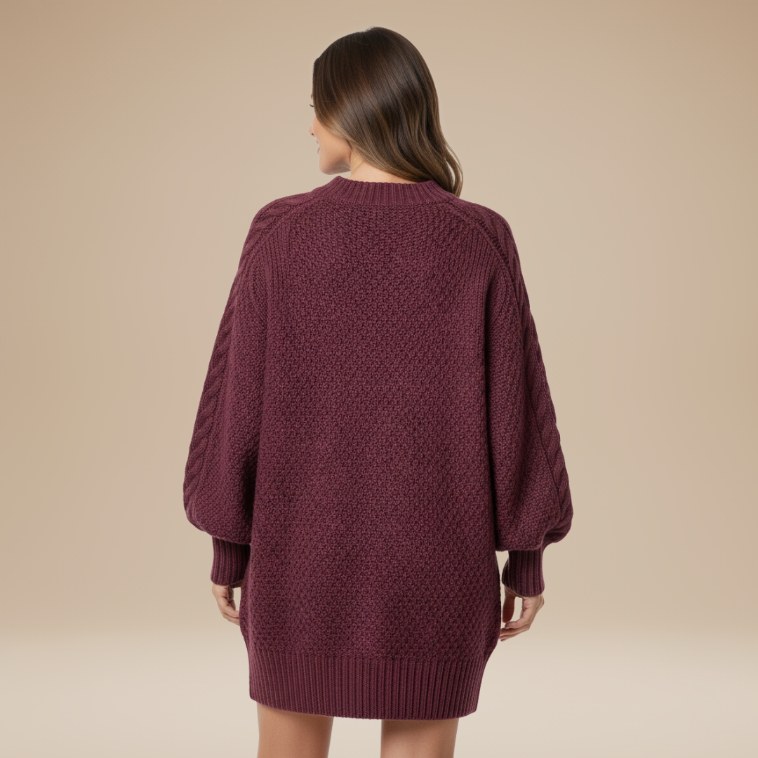 aaSara | Maglione Donna Oversize Stile Chic Autunnale