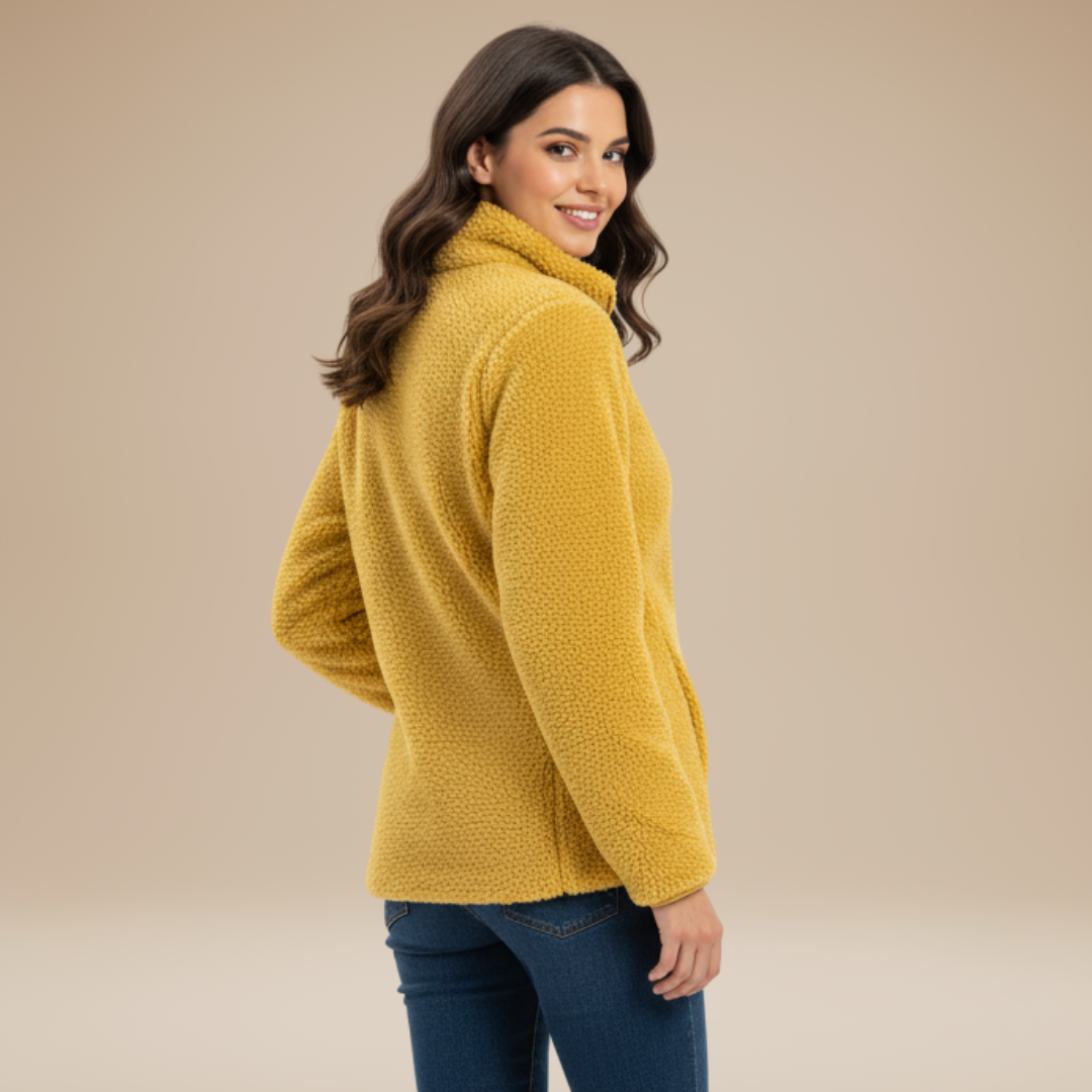 Mia | Teddy Coat Donna Morbido con Zip Integrale