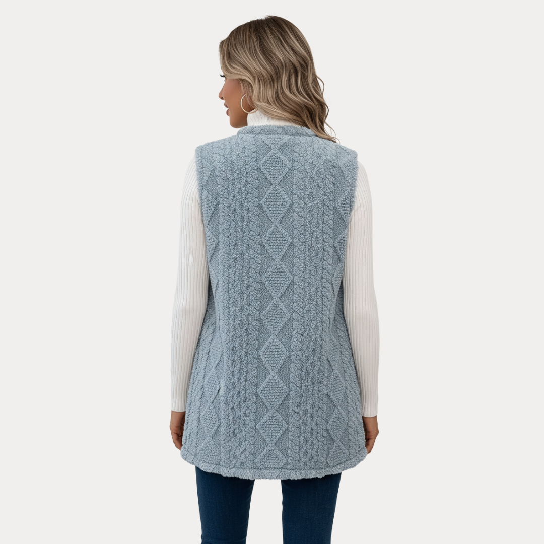 Caterina | Gilet Donna Senza Maniche Morbido