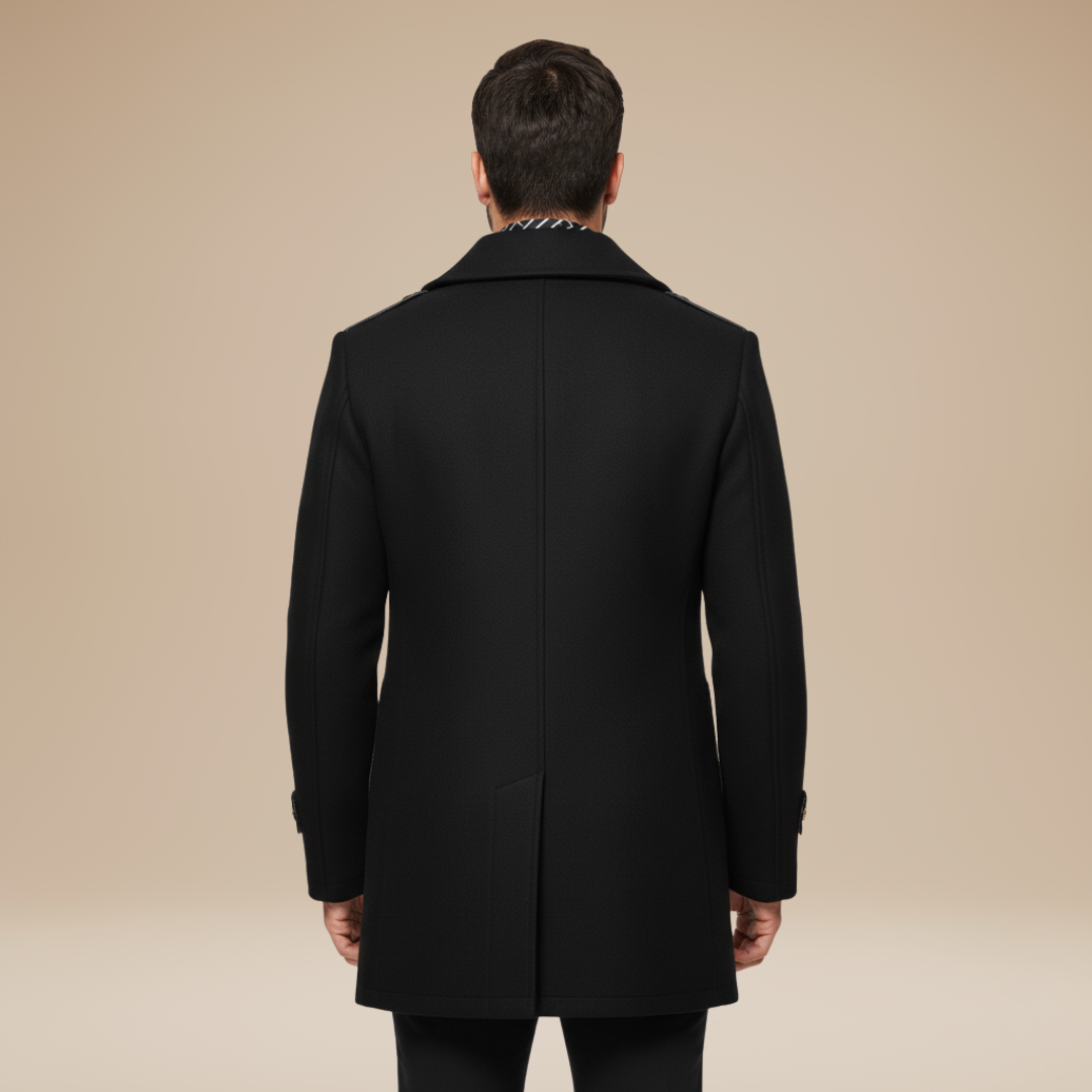 Cesare | Cappotto Uomo Elegante a Doppio Petto