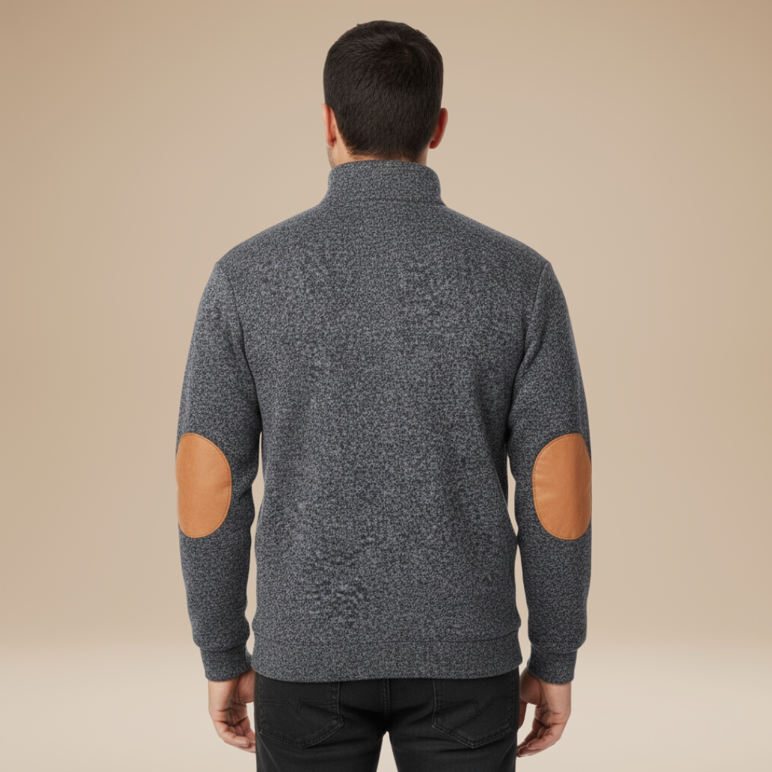 Matteo | Men's Sweater with Elbow Patches