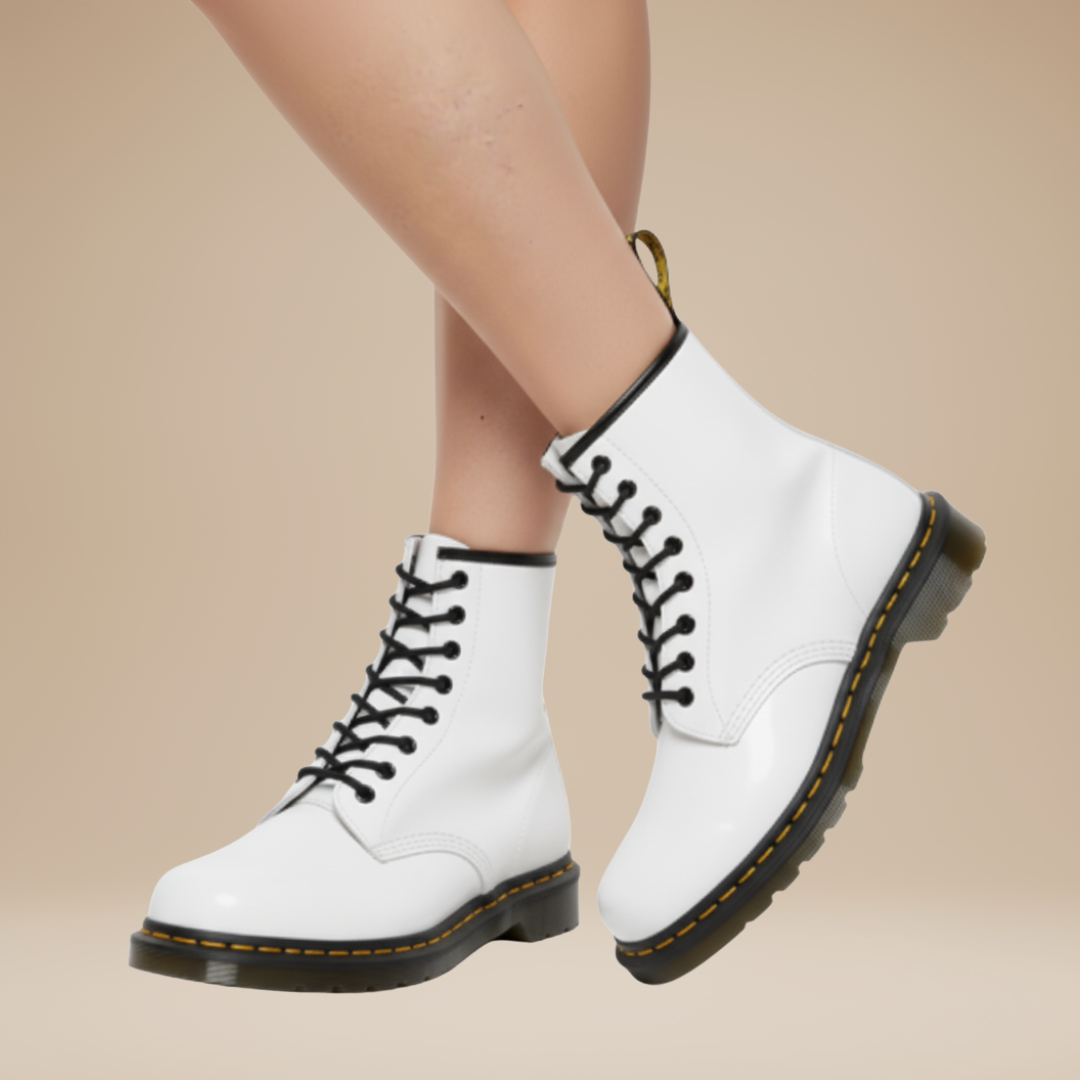 Martina | Anfibi Stringati Donna Stile Deciso e Moderno