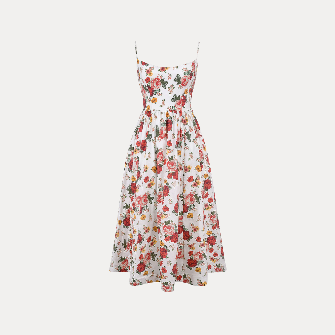 Gemma | Abito Midi con Spalline