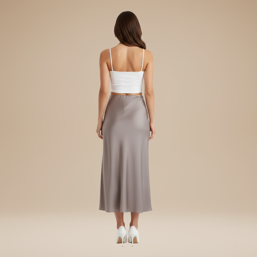 Adelina | Elegant Silky Skirt