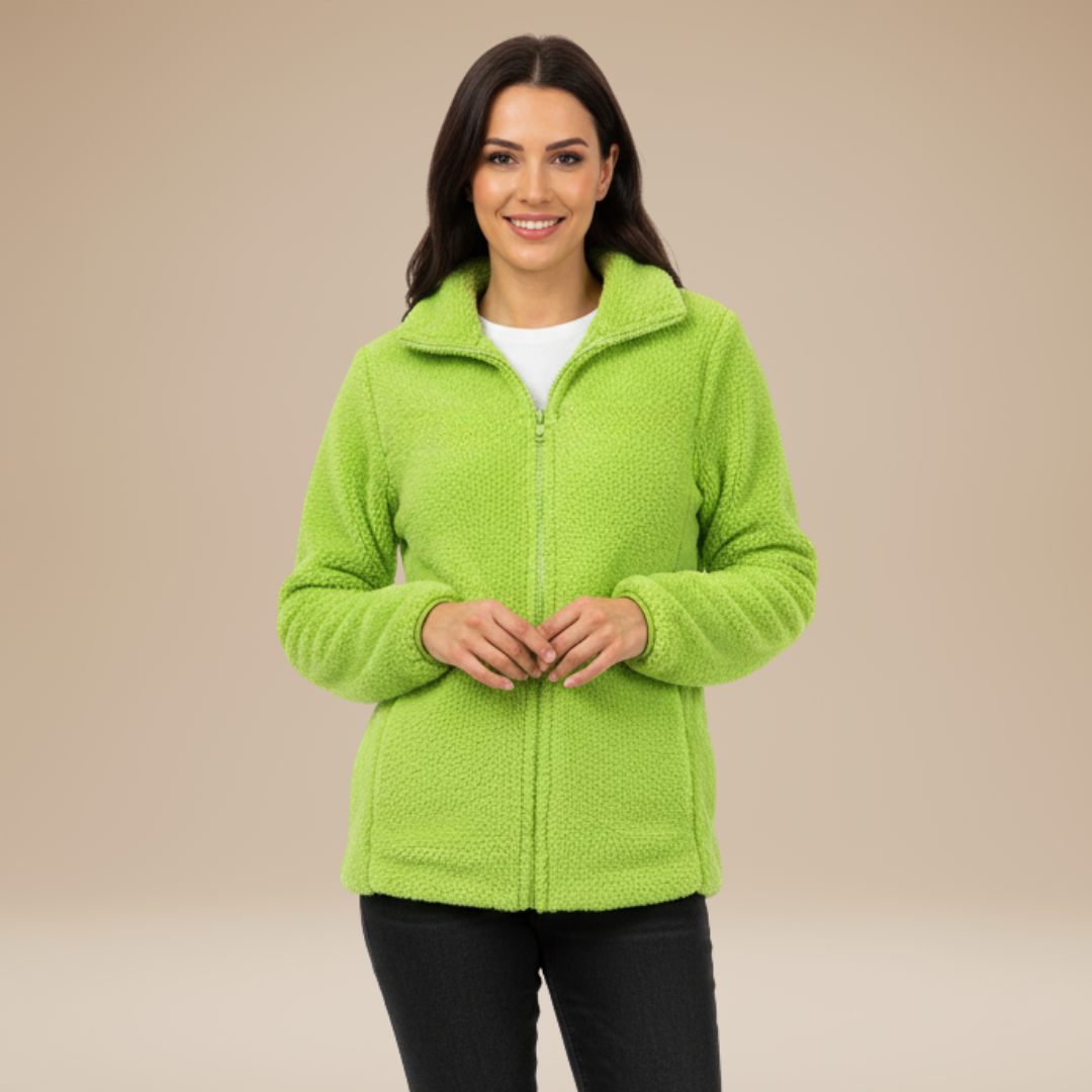 Mia | Teddy Coat Donna Morbido con Zip Integrale