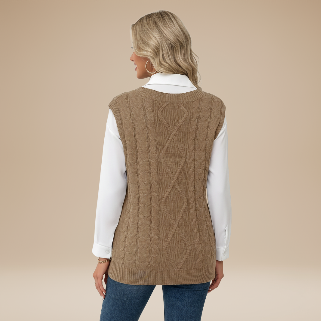 Carla | Gilet Classico Donna Stile Chic Intramontabile