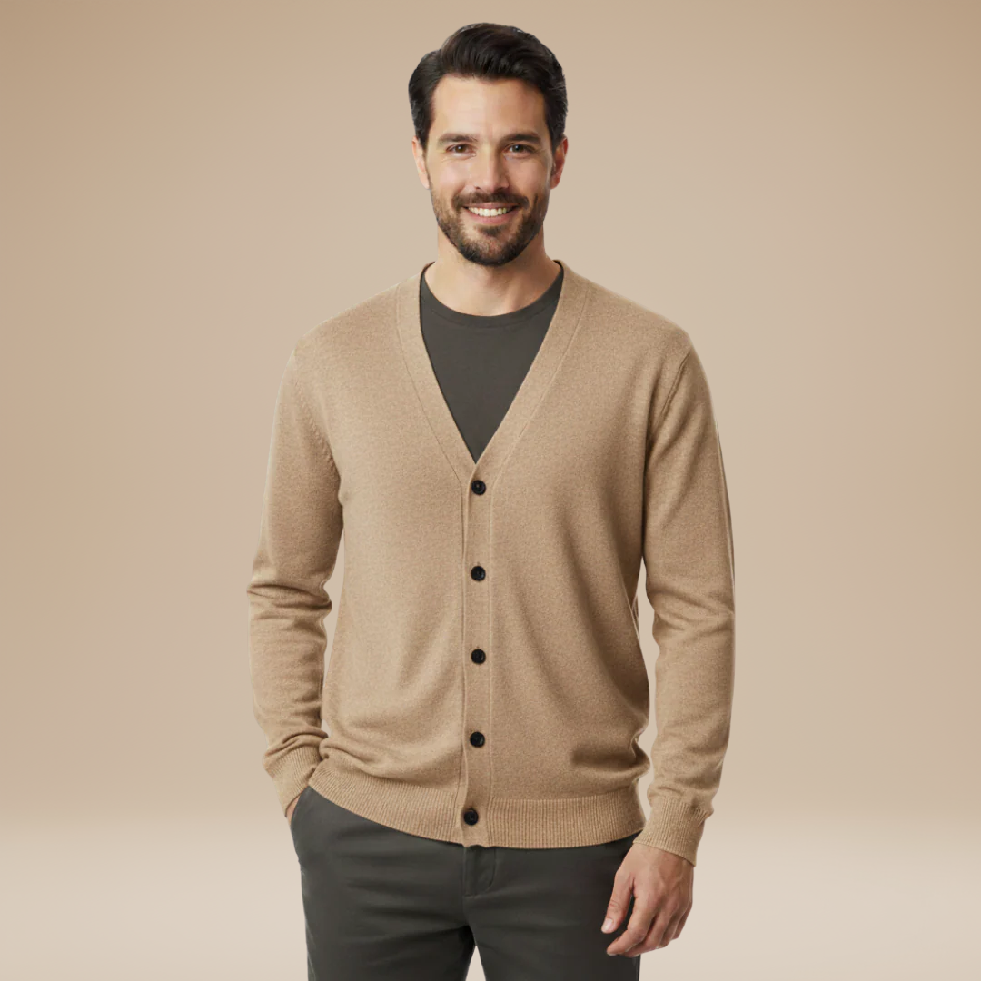 Alaric | Men's Cashmere Blend Cardigan