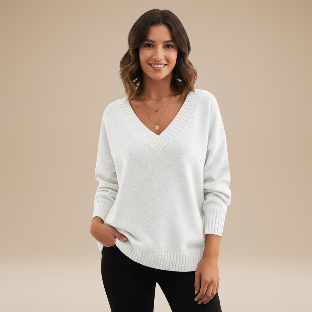 Sibilla | Deep V-Neck Sweater