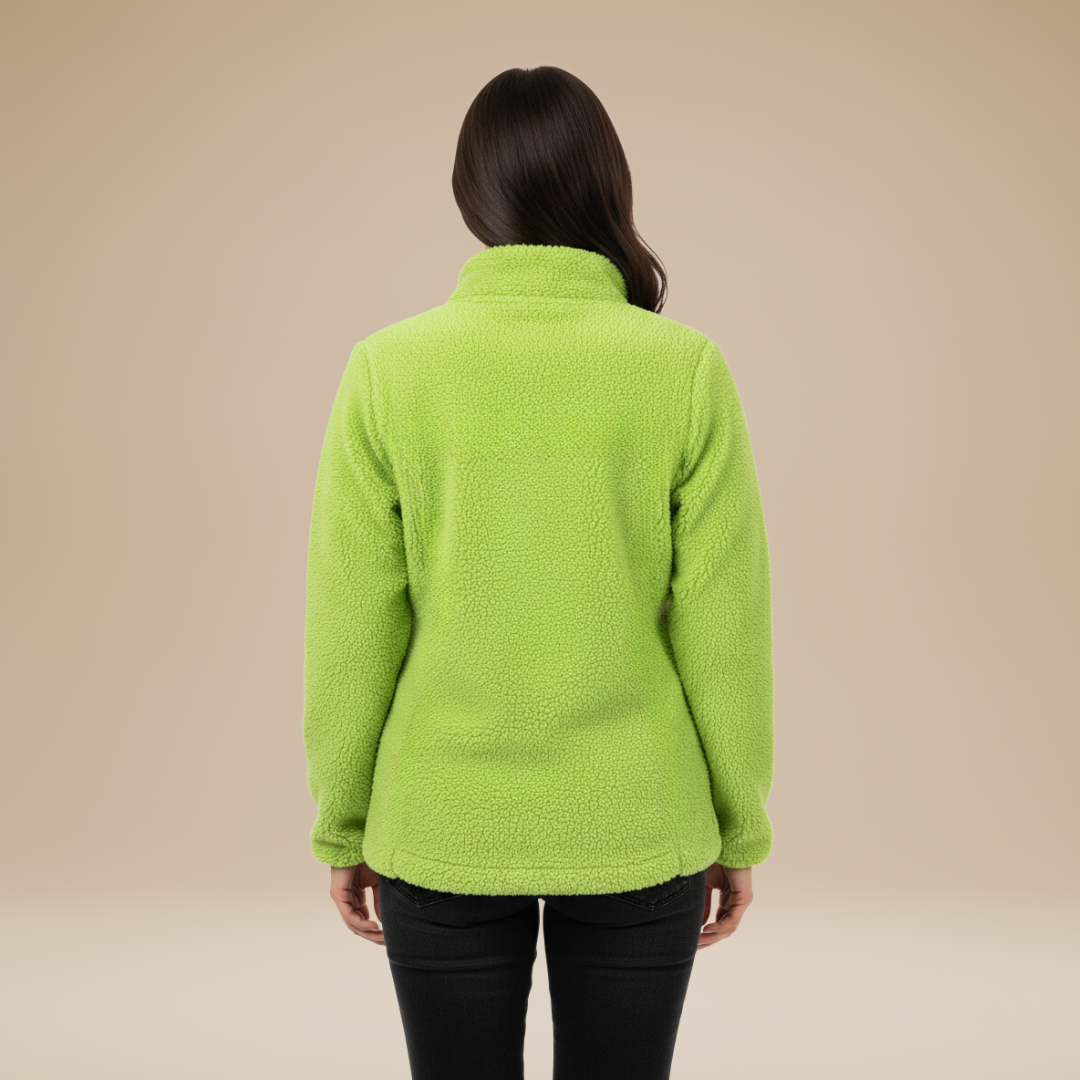 Mia | Teddy Coat Donna Morbido con Zip Integrale