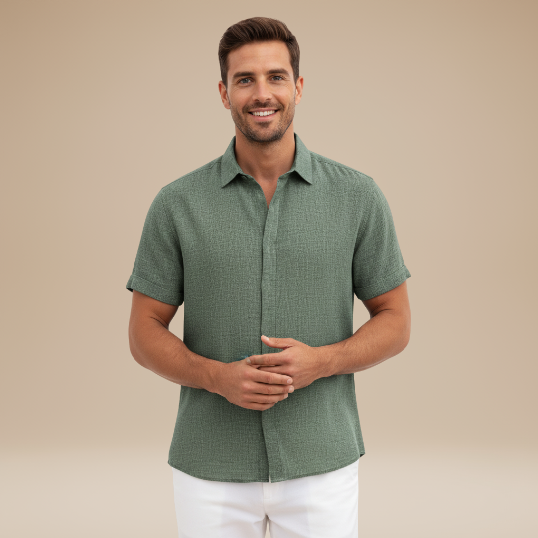 Romeo | Camicia Uomo Elegante Stile Pulito e Moderno