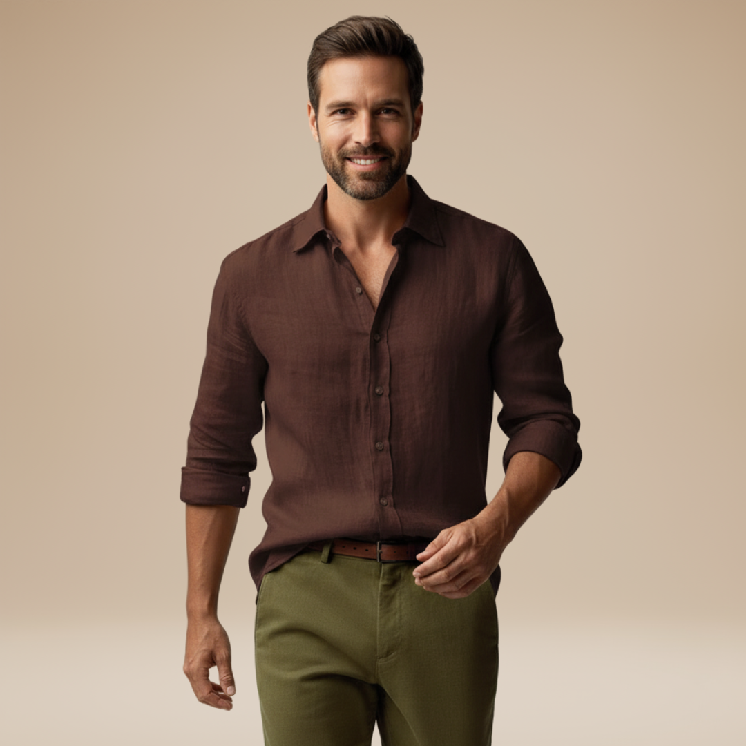 Lido | Camicia Uomo Leggera Stile Naturale e Chic