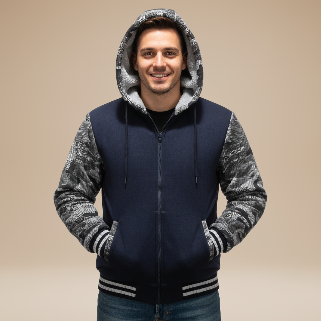 Pietro | Giacca Uomo con Cappuccio dal Comfort Avvolgente