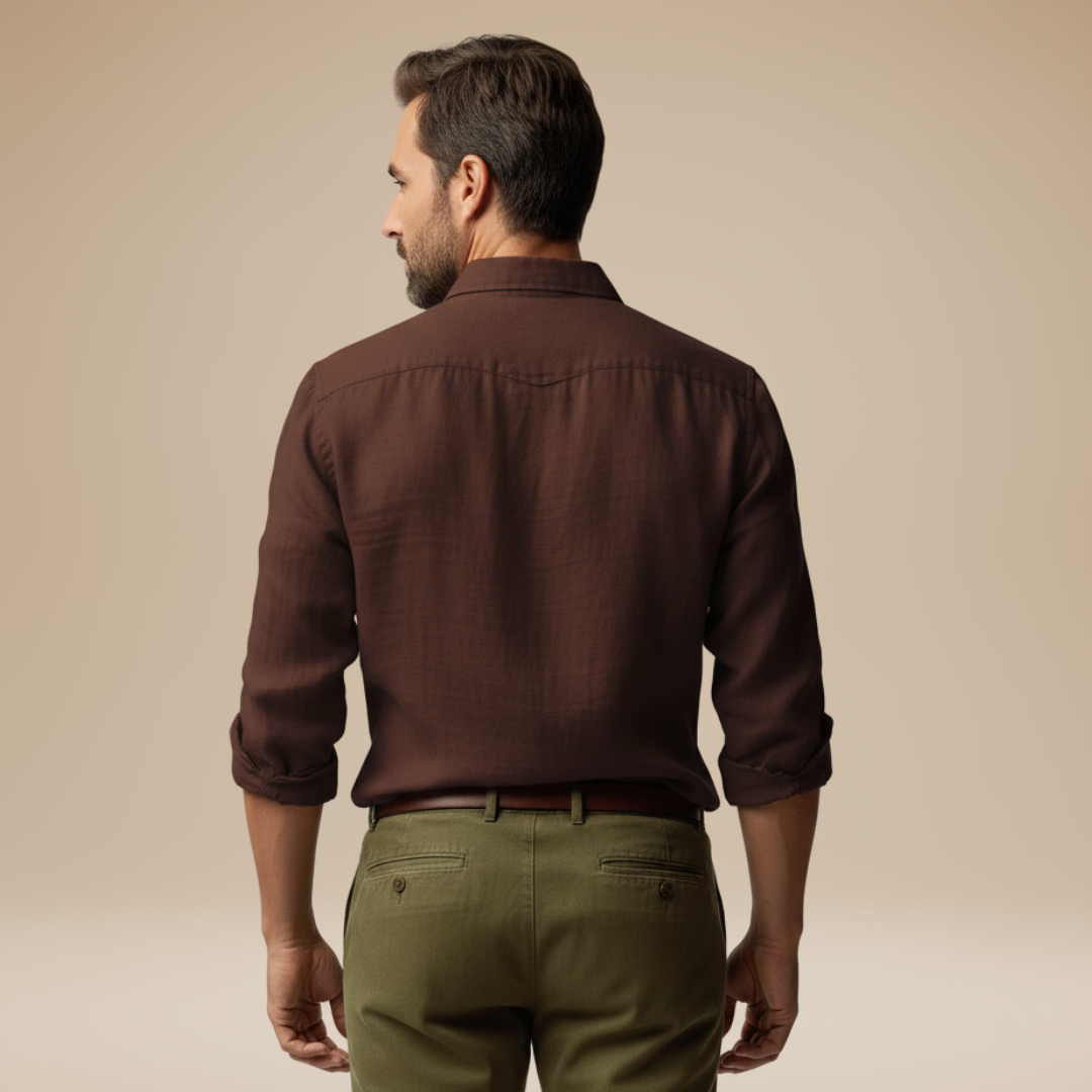 Lido | Camicia Uomo Leggera Stile Naturale e Chic