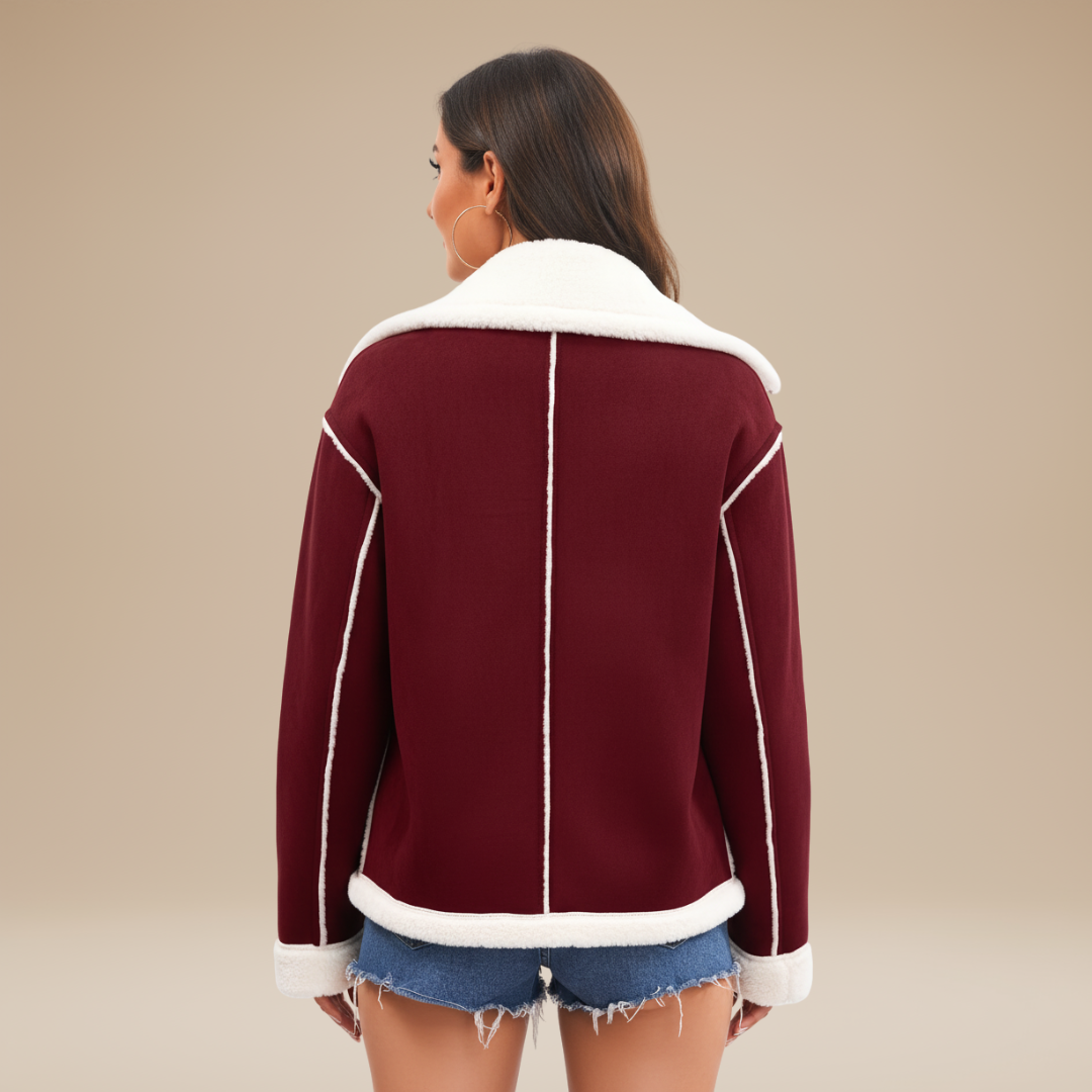 Silvia | Giacca Donna con Colletto Ampio ed Elegante