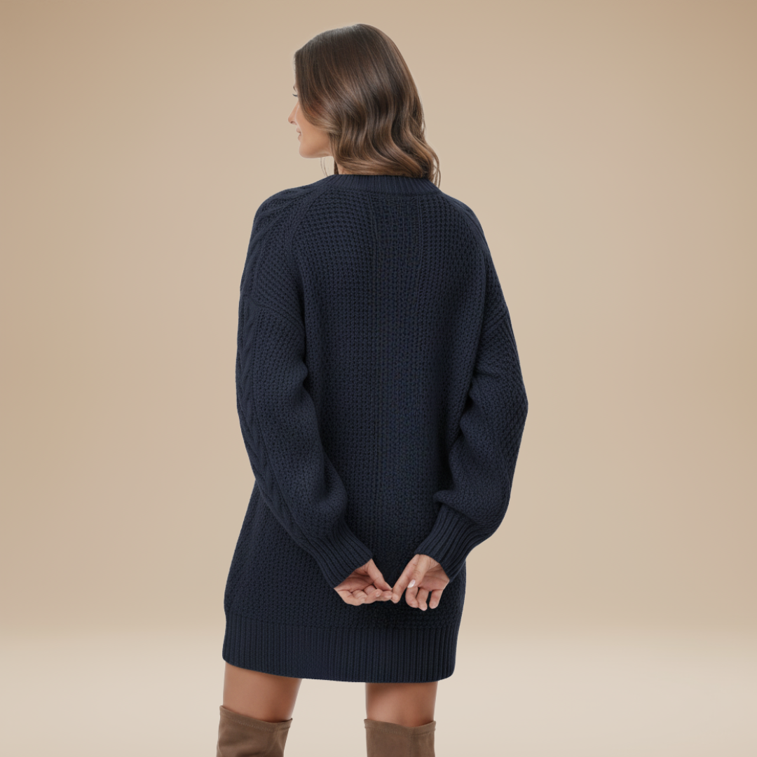 Abito Maglione Donna Oversize in Maglia