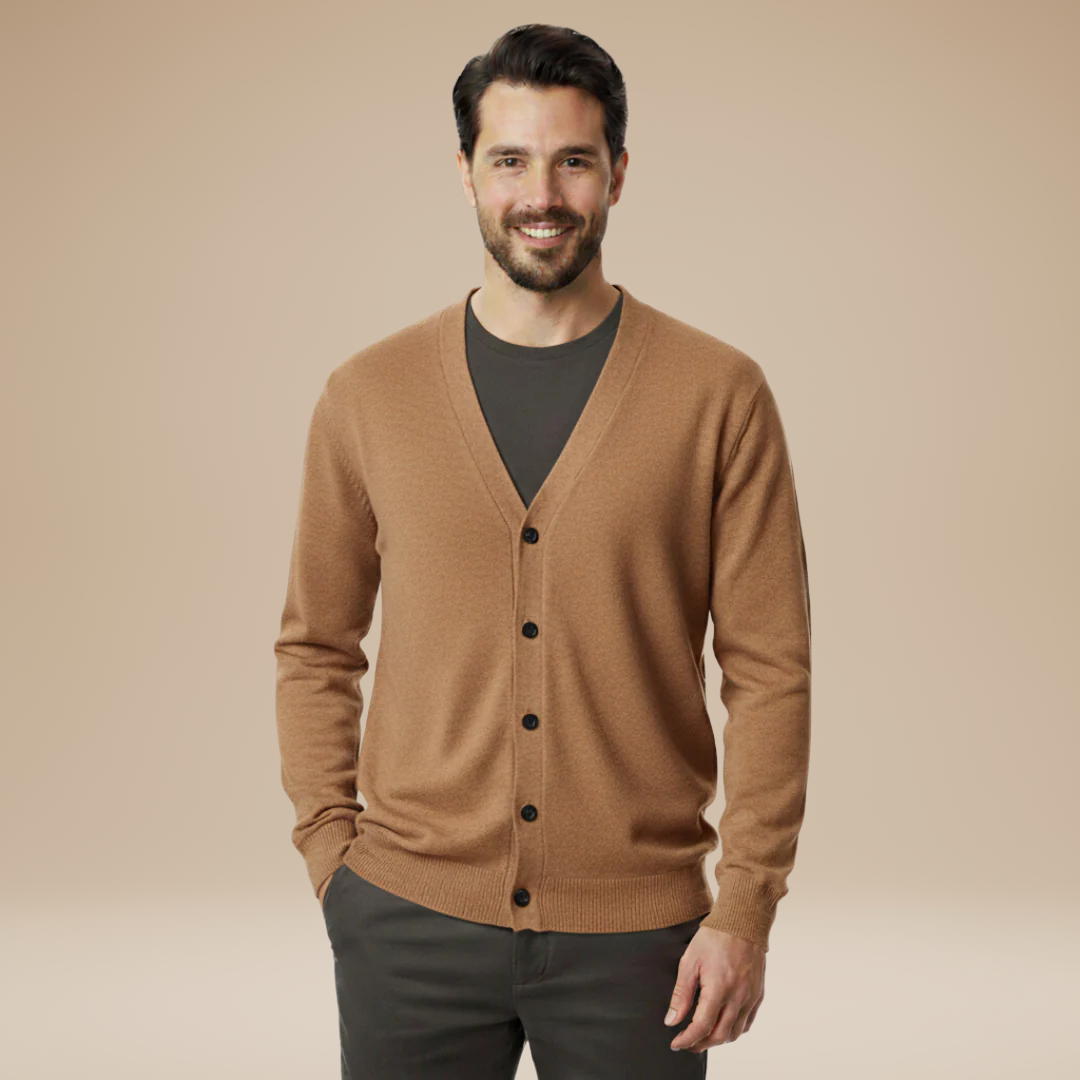 Alaric | Men's Cashmere Blend Cardigan