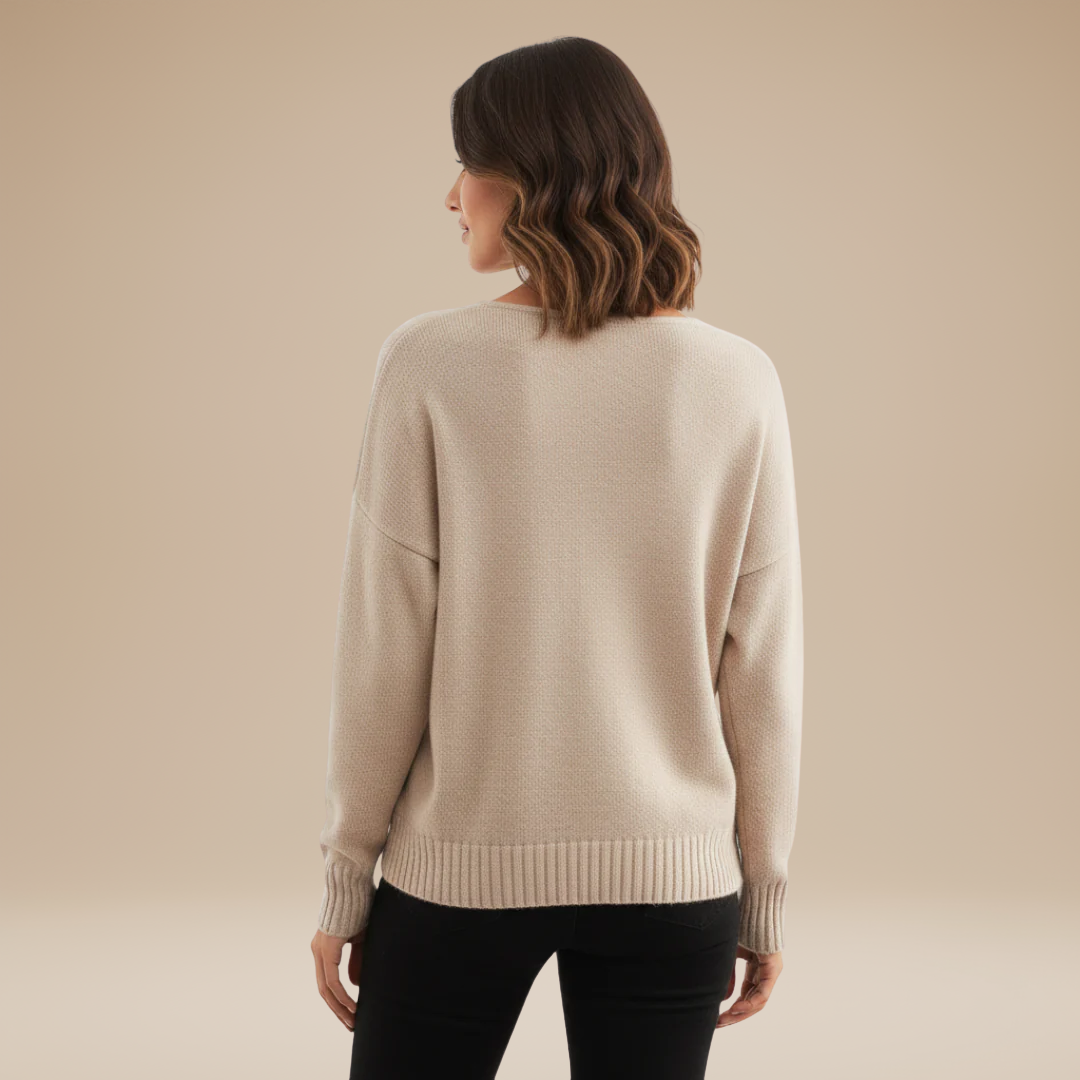 Sibilla | Deep V-Neck Sweater