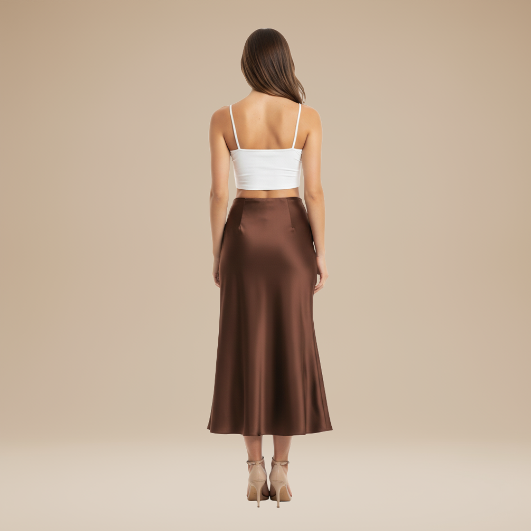 Adelina | Elegant Silky Skirt