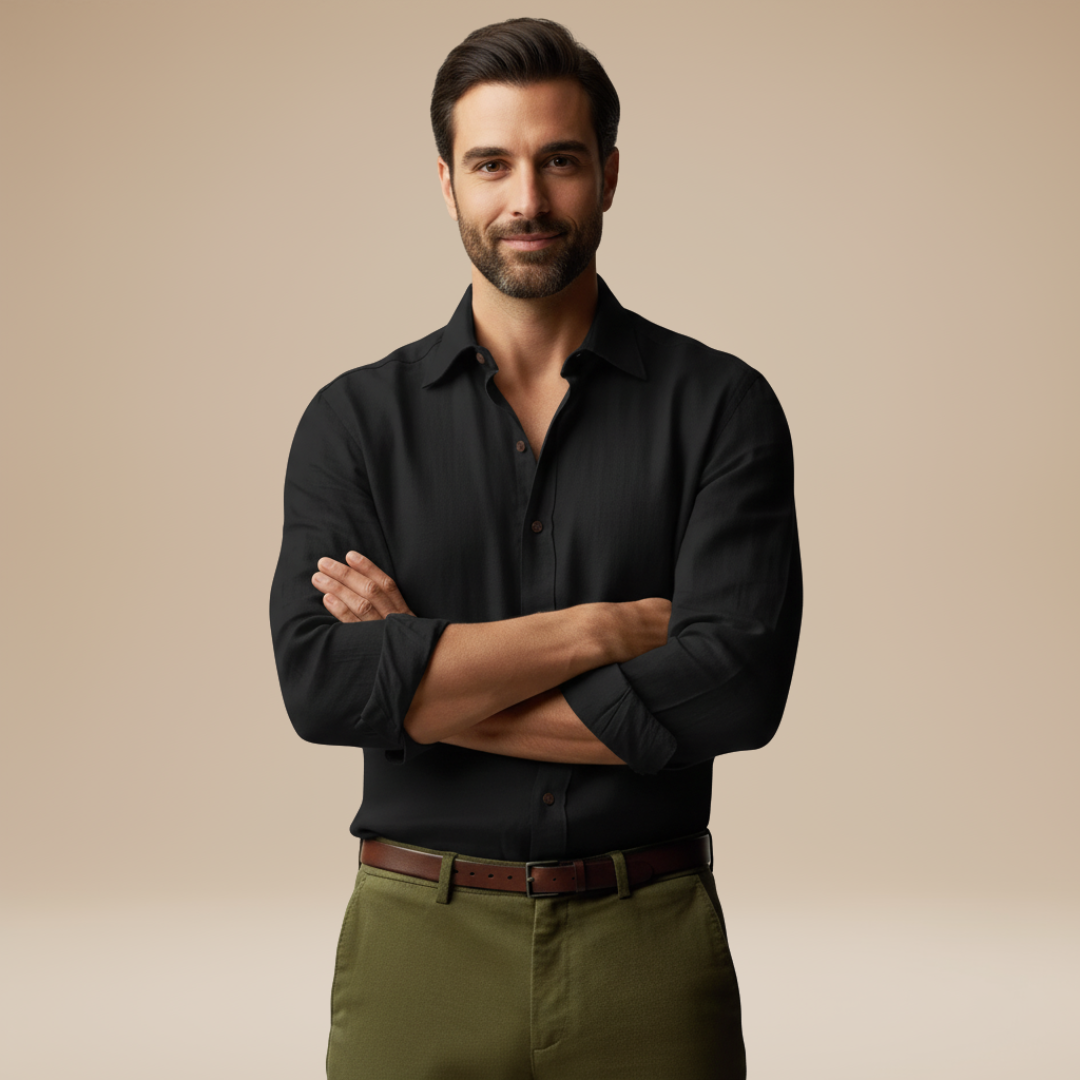 Lido | Camicia Uomo Leggera Stile Naturale e Chic