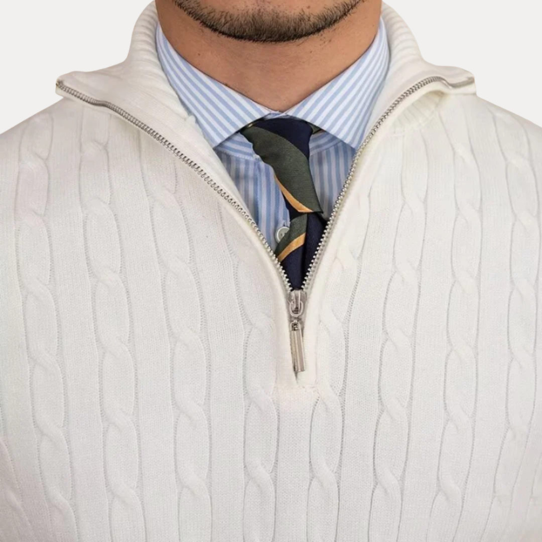 Riccardo | Maglione Uomo Treccia Elegante