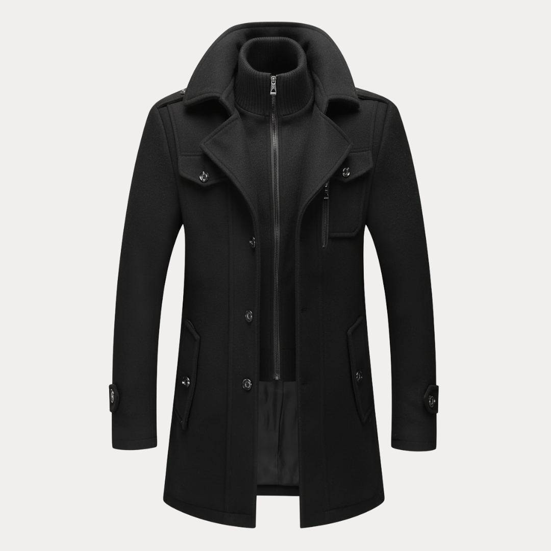 Emilio | Cappotto Uomo Doppio Strato Elegante e Caldo