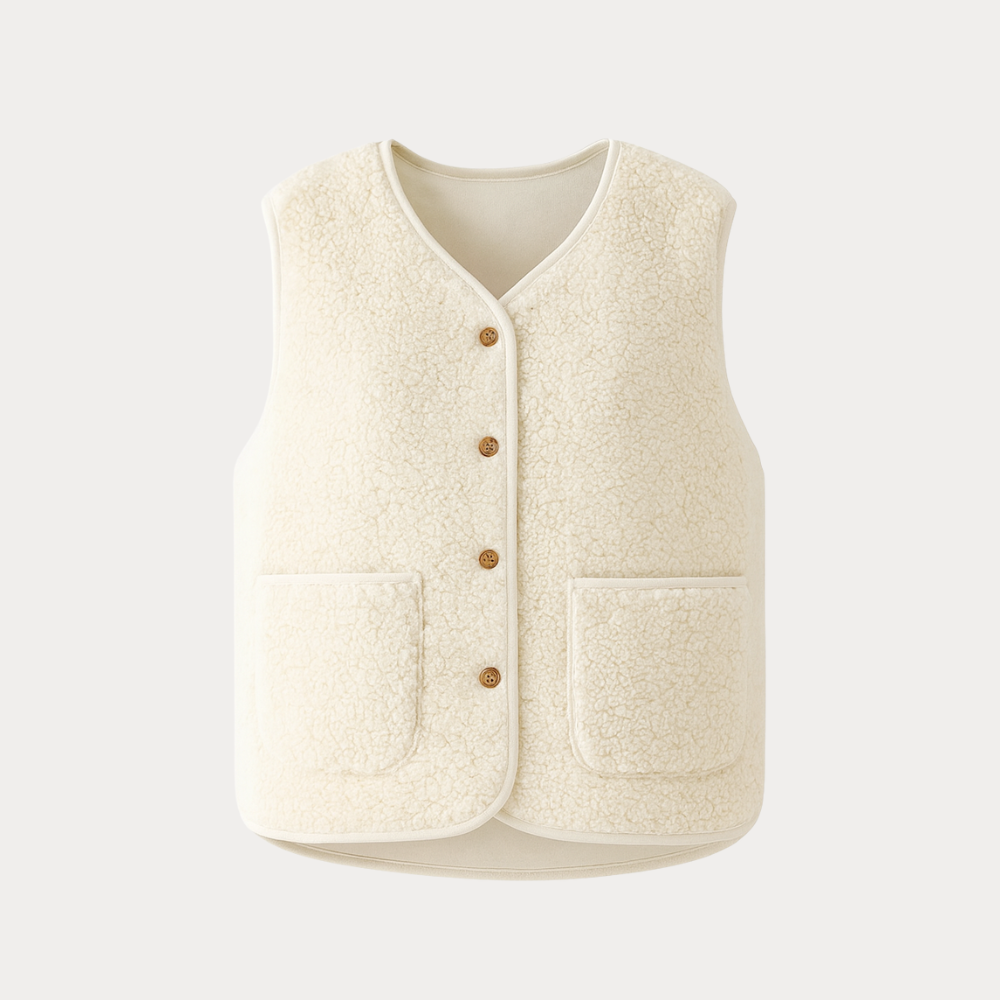 Ludovica | Gilet in Pile Morbido e Caldo