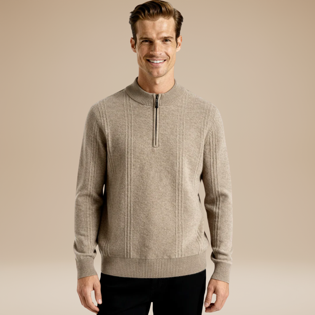 Alessio | Ribbed Turtleneck Sweater