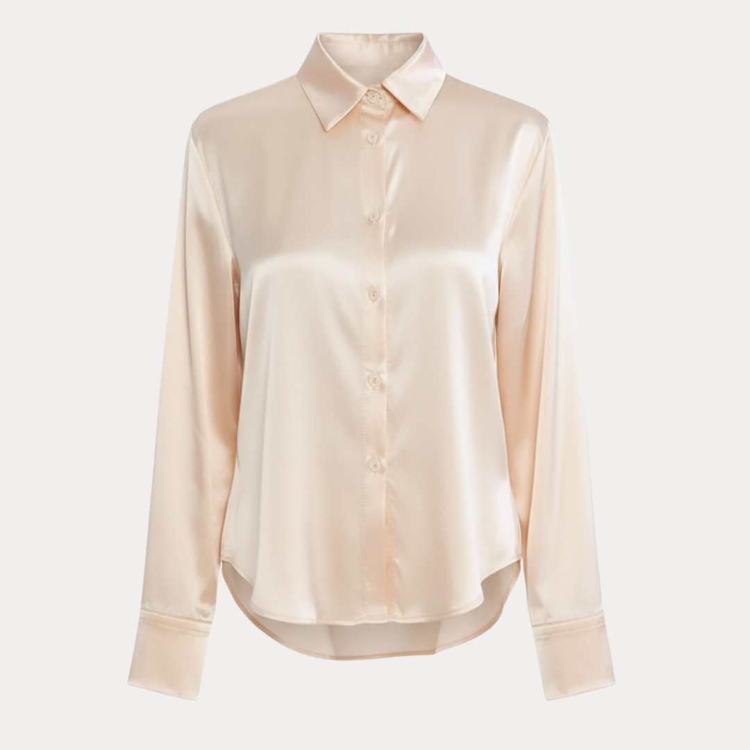 Clara | Camicia Donna Satinata Elegante Stile Chic