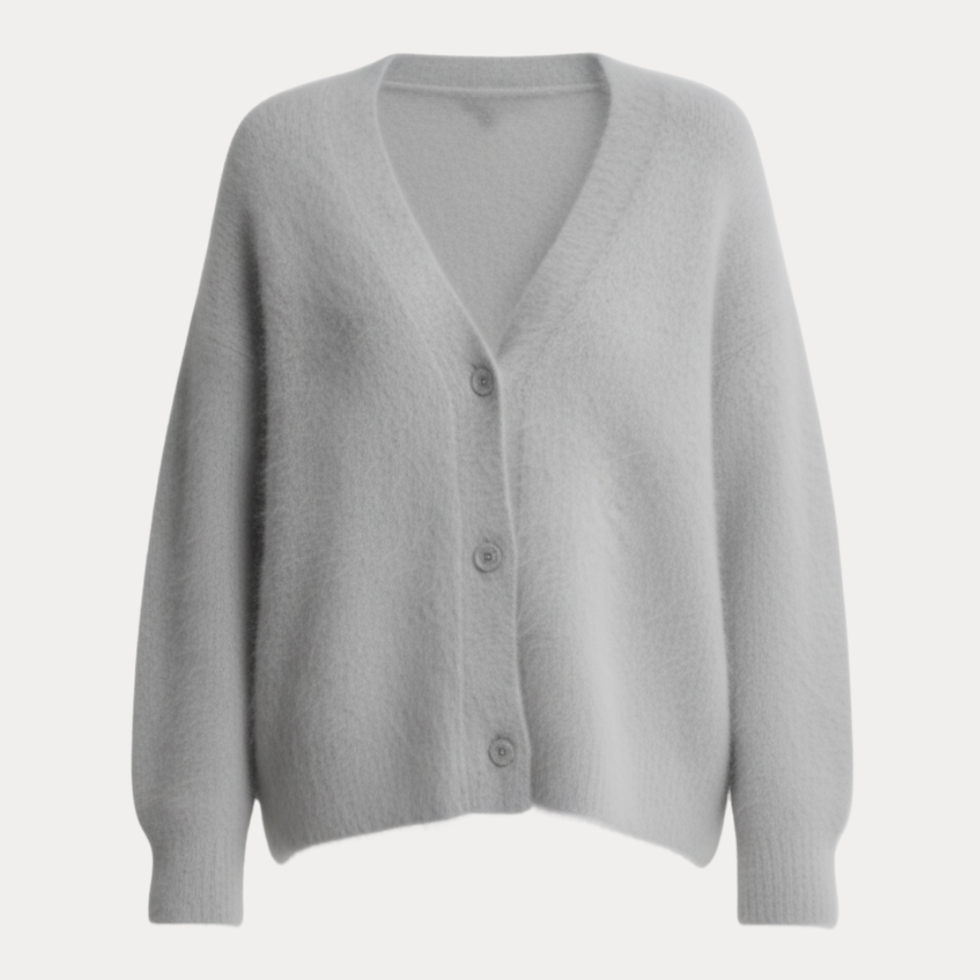 Mara | Women's Soft Furry Knit Cardigan