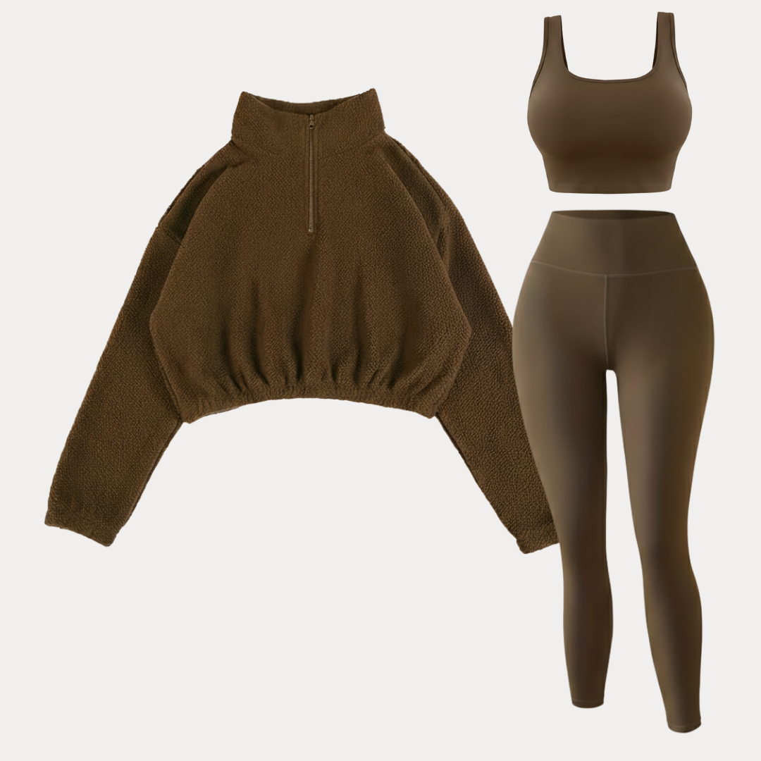 Olimpia | Completo Invernale Donna Tre Pezzi Coordinato