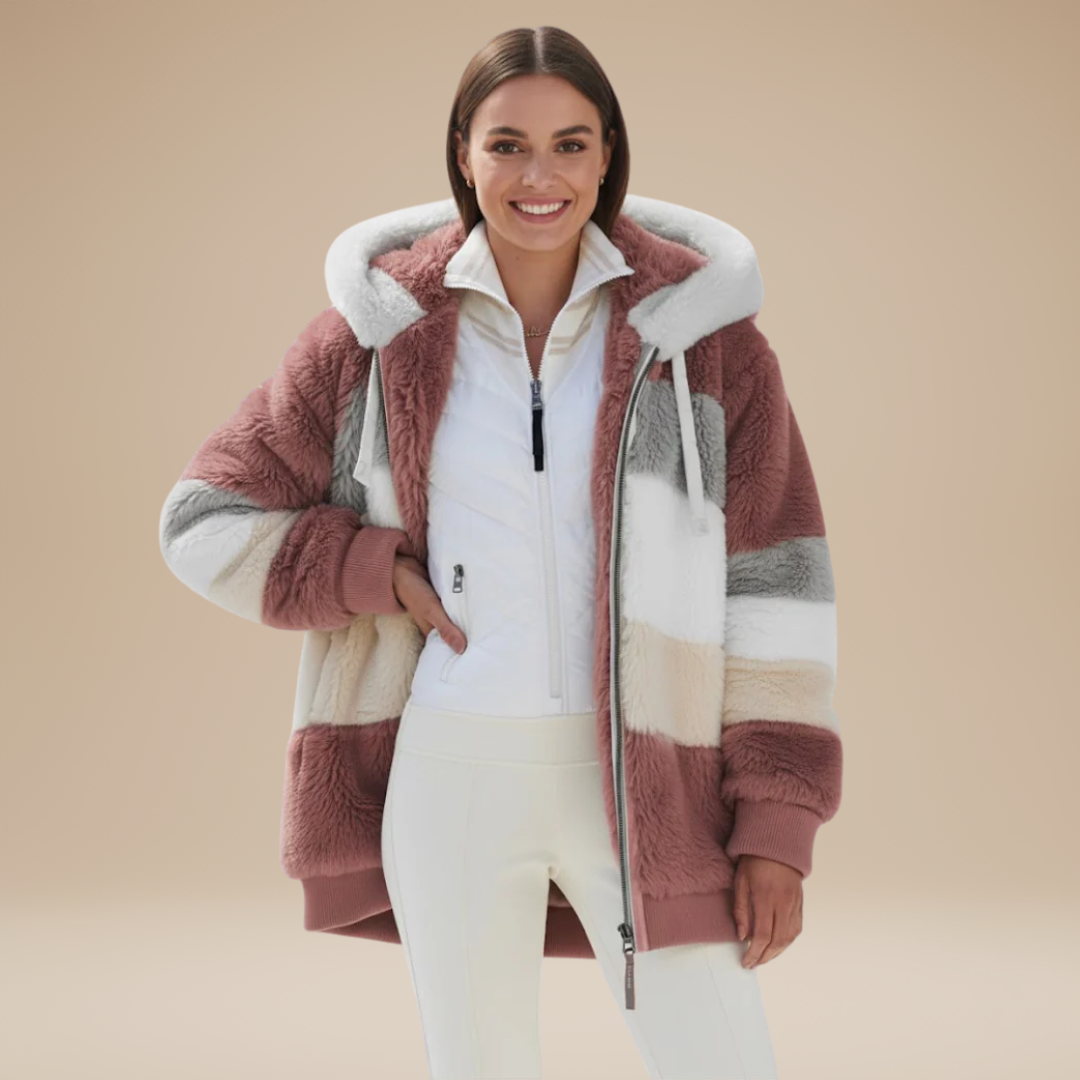 Aurora | Teddy Jacket with Hood