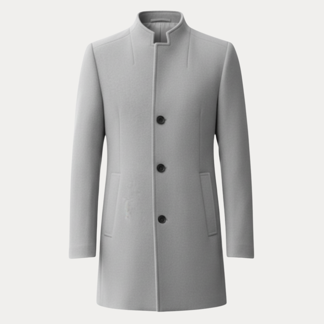 Giuseppe | Refined Men's Coat with Mandarin Collar