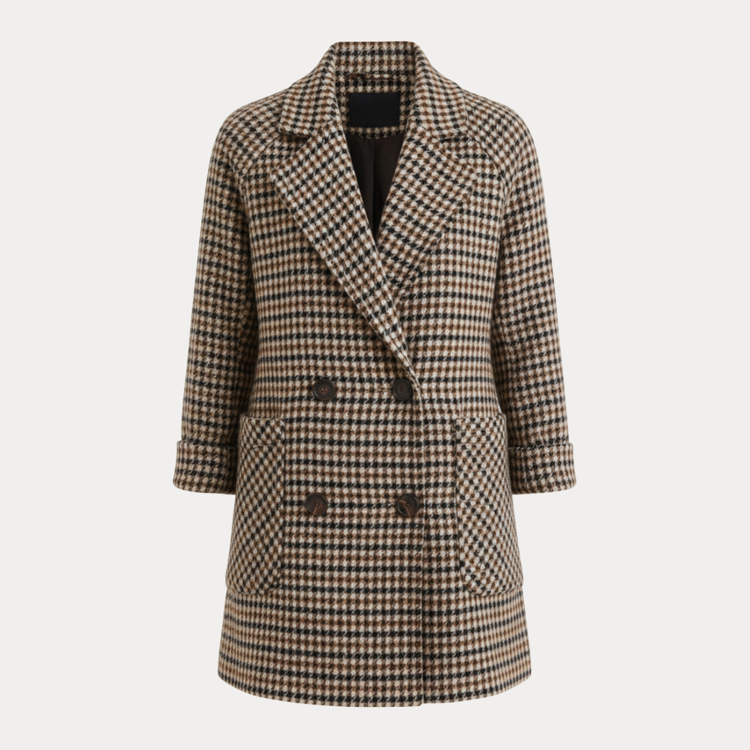 Livia | Women's Classic Houndstooth Coat