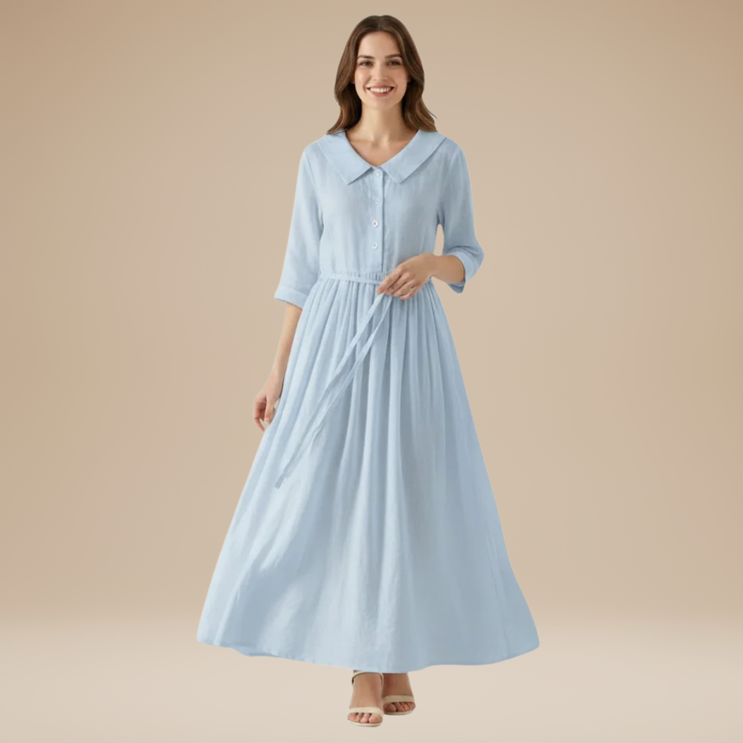 Ninetta | Cotton and Linen Shirt Dress