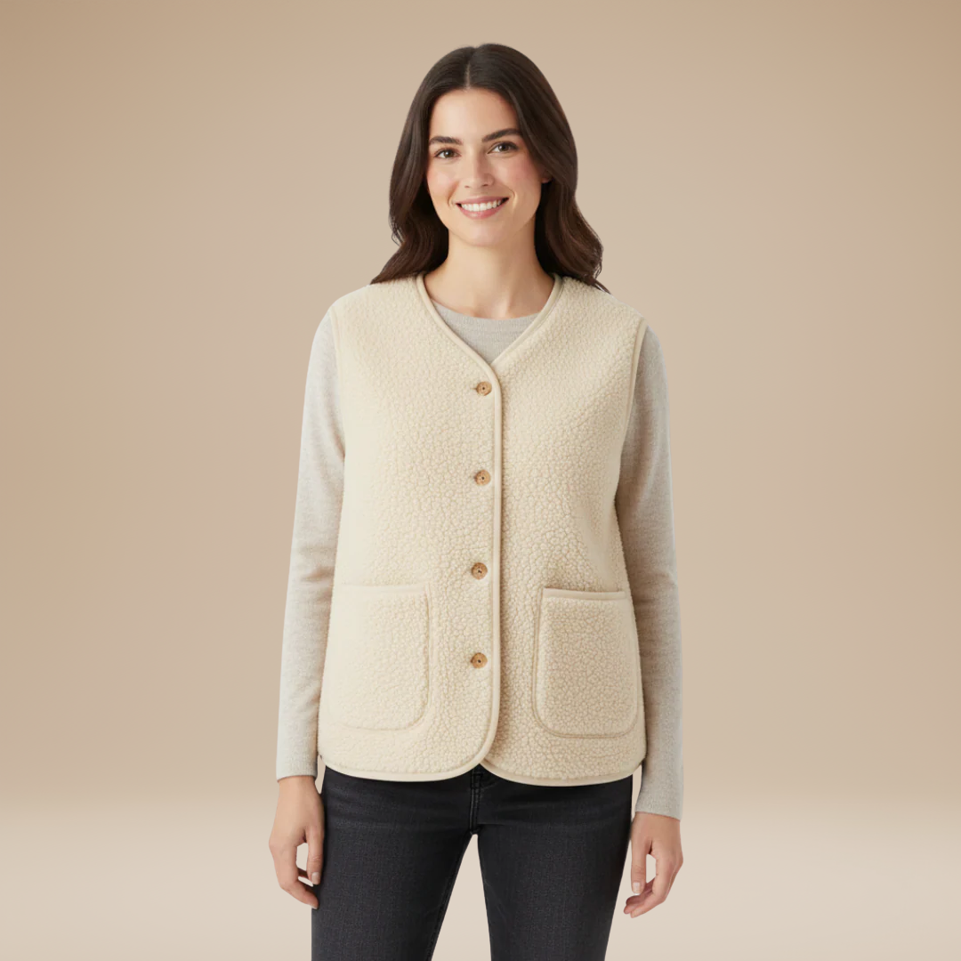 Gilet Donna in Pile Morbido e Caldo