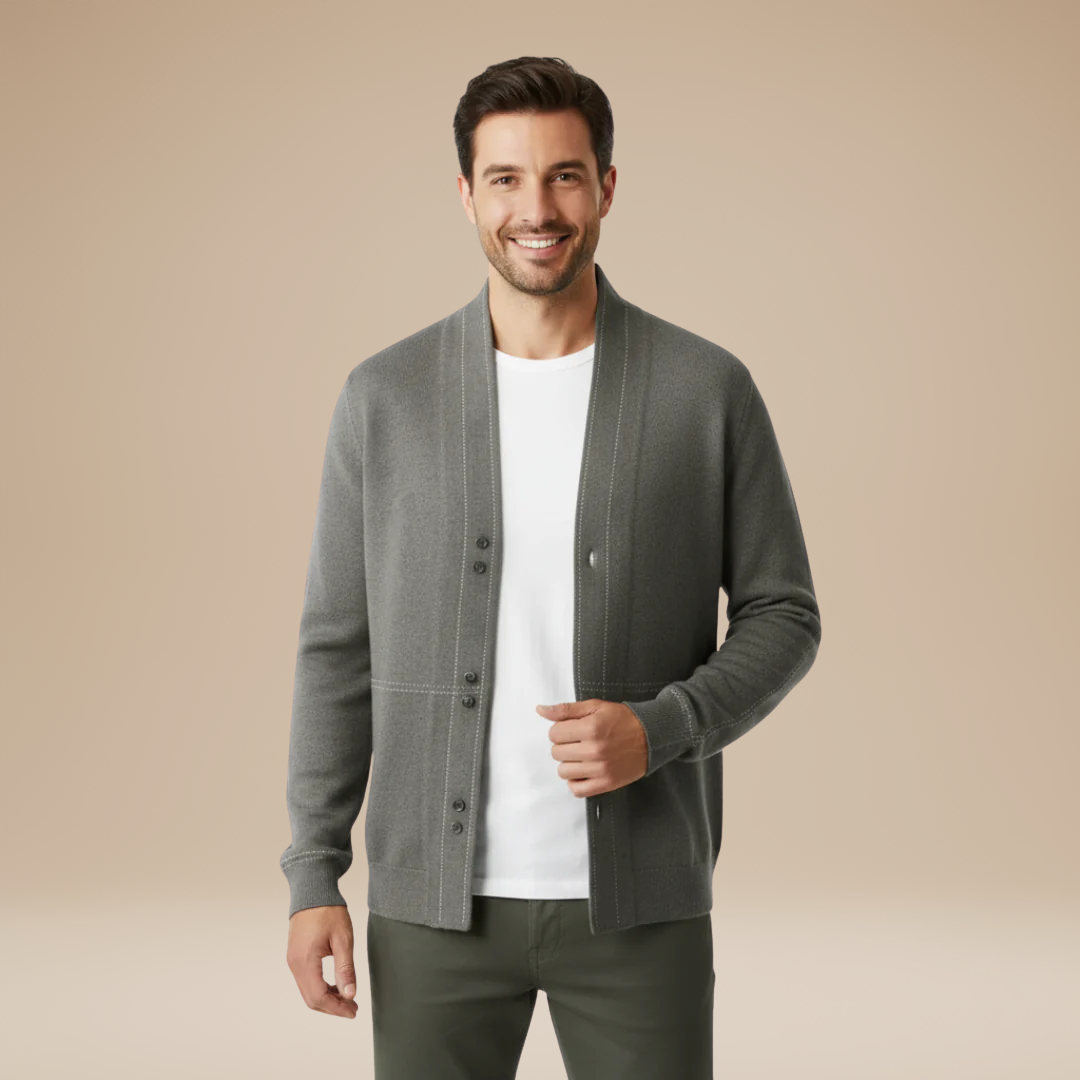 Giuliano | Men's Fine Knit Cardigan
