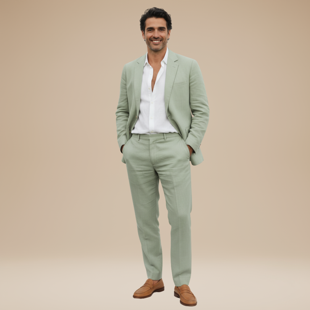 Lorenzo | Abito sartoriale da uomo in lino