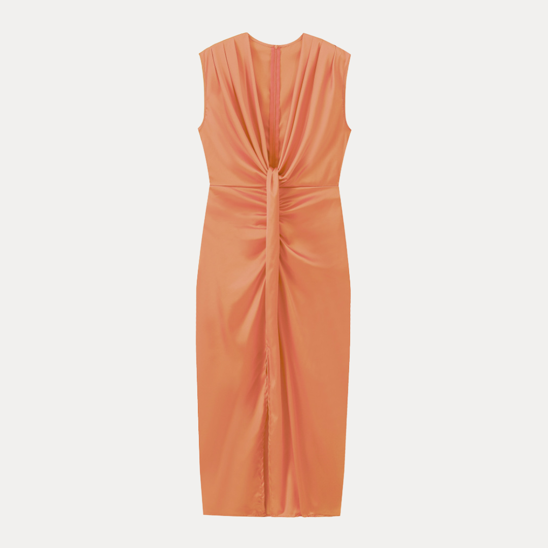 Viviana | Draped Midi Dress