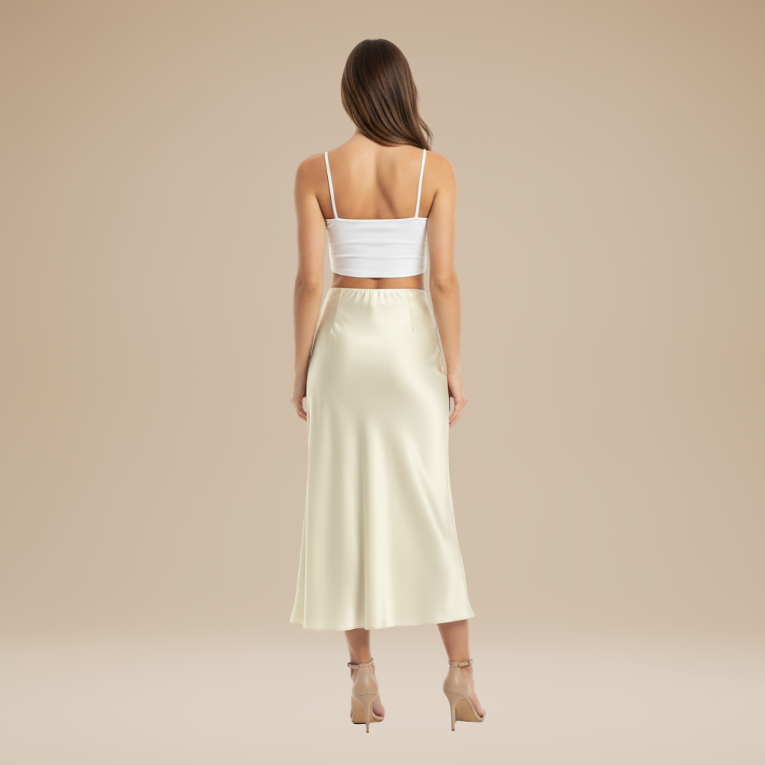 Adelina | Elegant Silky Skirt