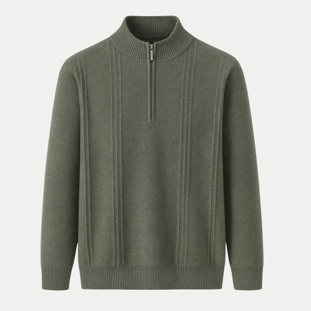 Alessio | Ribbed Turtleneck Sweater