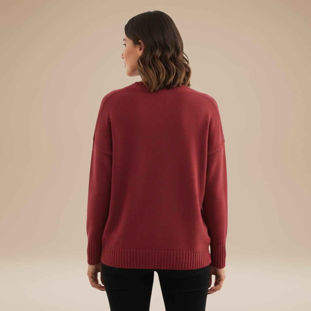 Sibilla | Deep V-Neck Sweater
