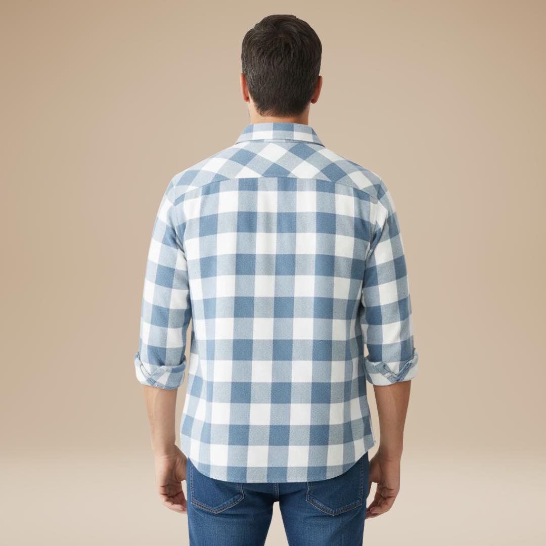 Ethan | Versatile and Modern Men's Checkered Shirt