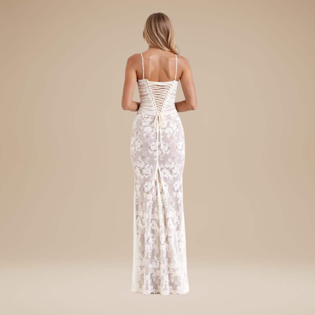 Diletta | Long-Sleeved Lace Dress