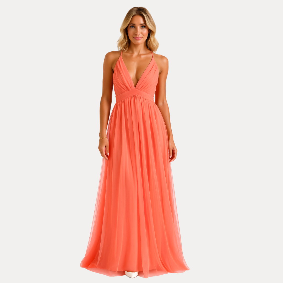Mirella | Abito Lungo in Tulle