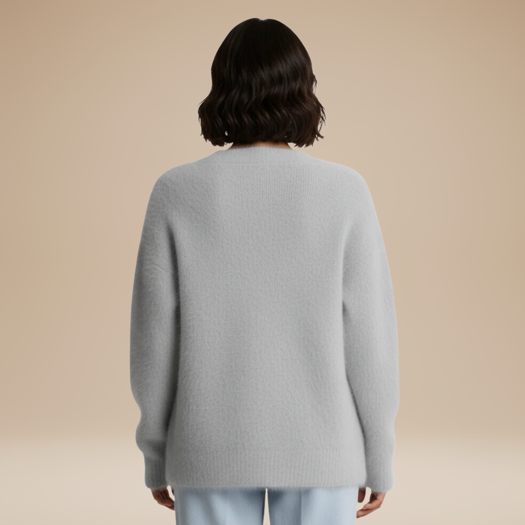 Mara | Cardigan Donna Morbido in Maglia Pelosa