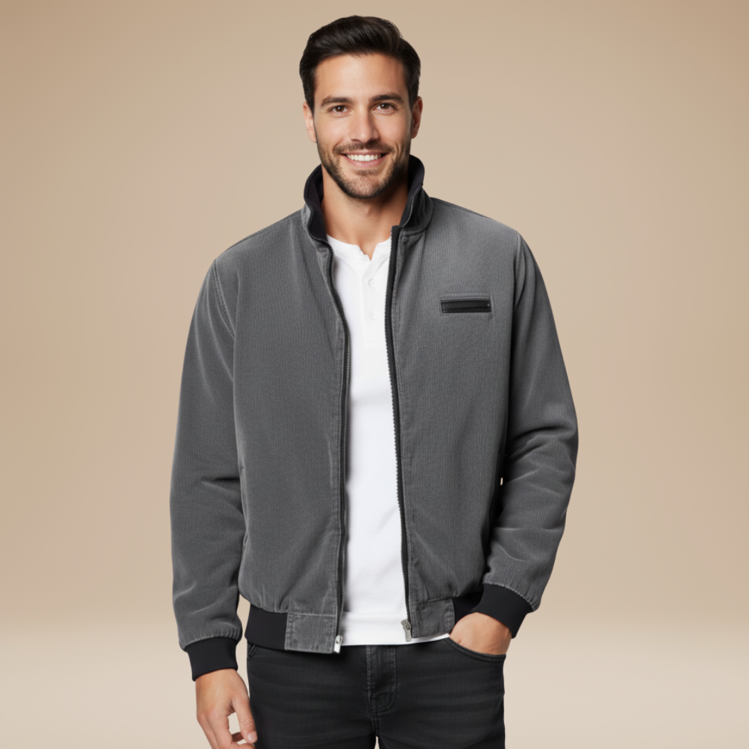 Sergio | Giacca Uomo Casual con Cerniera Frontale